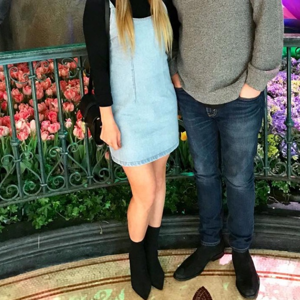 Sleeveless Denim Dress